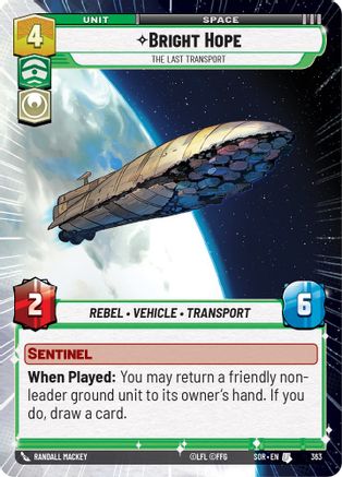 Bright Hope - The Last Transport (Hyperspace) - 363 - Uncommon