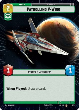 Patrolling V-Wing (Hyperspace) - 375 - Common