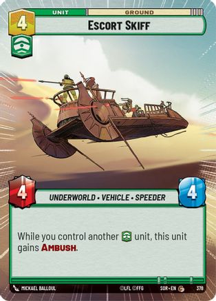 Escort Skiff (Hyperspace) - 378 - Common