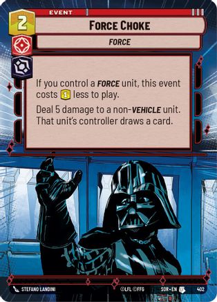 Force Choke (Hyperspace) - 402 - Uncommon