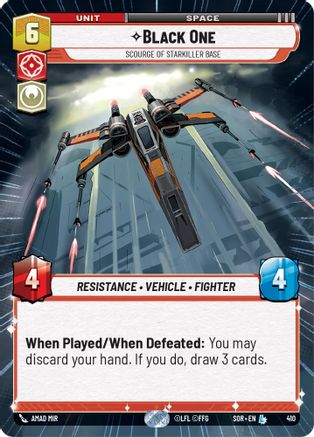 Black One - Scourge of Starkiller Base (Hyperspace) - 410 - Legendary