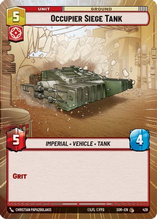 Occupier Siege Tank (Hyperspace) - 428 - Common