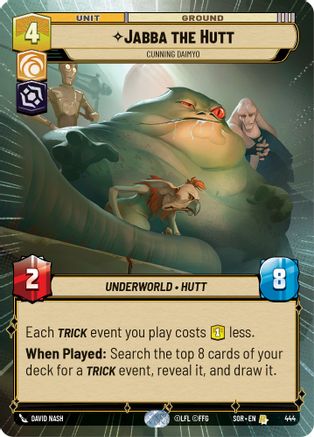 Jabba the Hutt - Cunning Daimyo (Hyperspace) - 444 - Rare