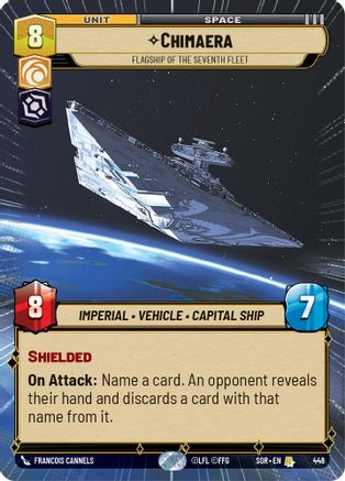 Chimaera - Flagship of the Seventh Fleet (Hyperspace) - 448 - Rare