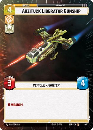 Auzituck Liberator Gunship (Hyperspace) - 457 - Common