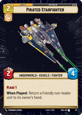 Pirated Starfighter (Hyperspace) - 471 - Uncommon