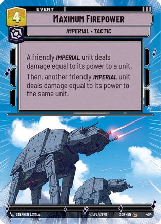 Maximum Firepower (Hyperspace) - 494 - Common