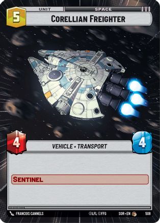 Corellian Freighter (Hyperspace) - 508 - Common