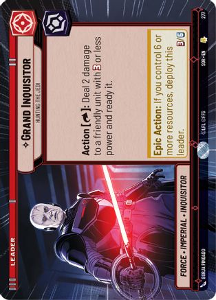 Grand Inquisitor - Hunting the Jedi (Hyperspace) - 277 - Rare