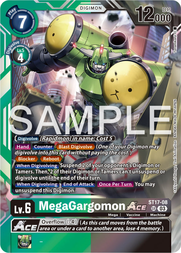 MegaGargomon Ace (Block 3) - ST17-08 - Super Rare