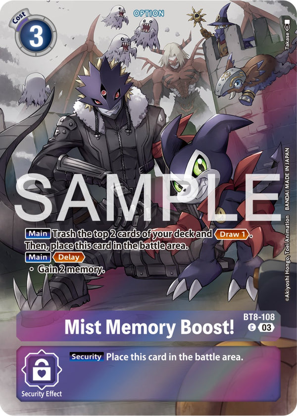 Mist Memory Boost! (Bonus Pack) - BT8-108 - Common