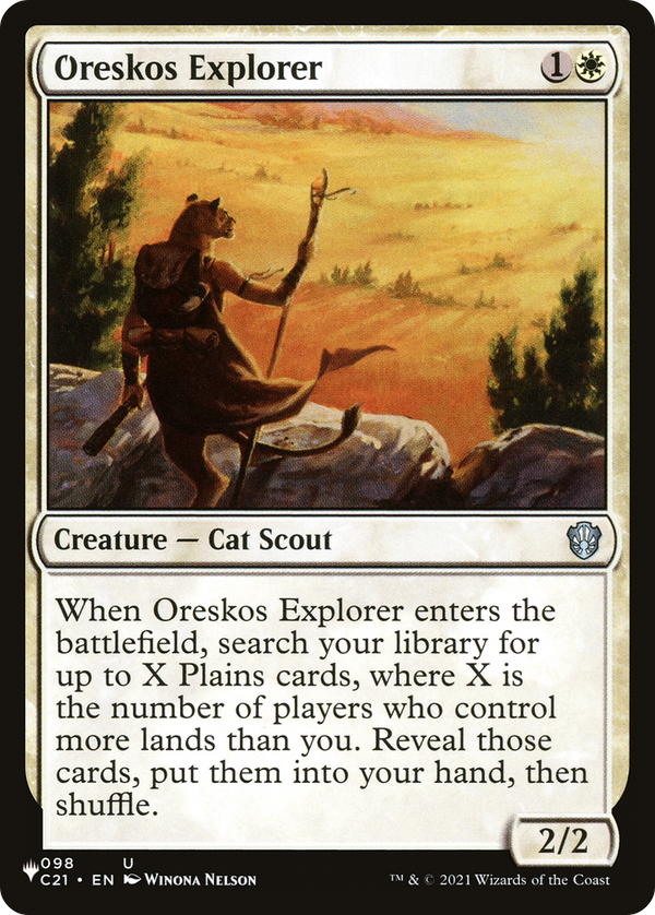 Oreskos Explorer - C21 Reprint (PLST)