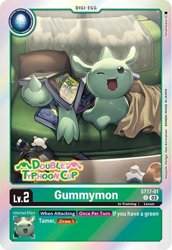 Gummymon (Double Typhoon Cup Stamp) - ST17-01 - Uncommon