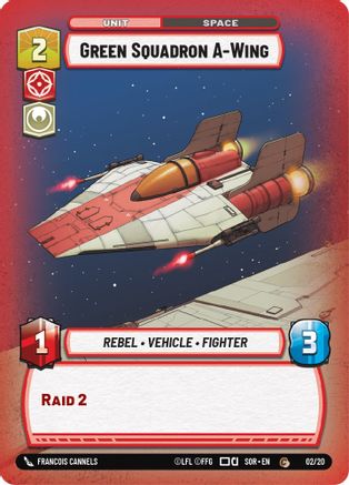 Green Squadron A-Wing - Weekly Play Promo - 02/20 - Common