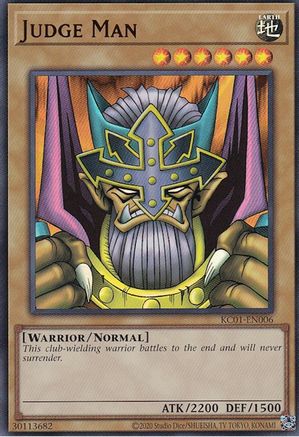 Judge Man - KC01-EN006 - Ultra Rare