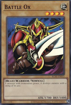 Battle Ox - KC01-EN015 - Ultra Rare