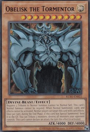 Obelisk the Tormentor - KC01-EN022 - Ultra Rare