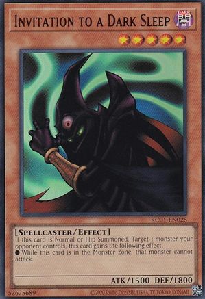 Invitation to a Dark Sleep - KC01-EN025 - Ultra Rare