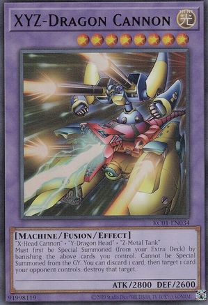 XYZ-Dragon Cannon (Japanese Artwork) - KC01-EN034 - Ultra Rare