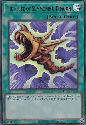 The Flute of Summoning Dragon - KC01-EN041 - Ultra Rare