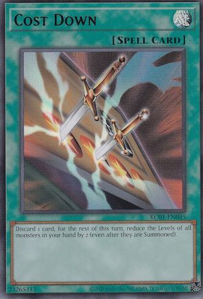Cost Down - KC01-EN045 - Ultra Rare