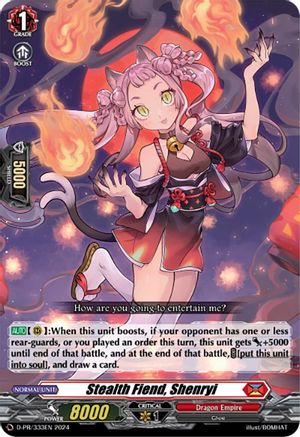Stealth Fiend, Shenryi - D-PR/333EN - Promo
