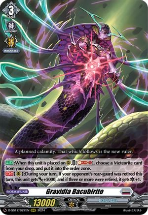 Gravidia Bacubirito - D-SS12/022EN - Triple Rare