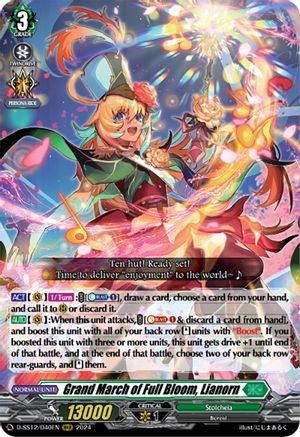 Grand March of Full Bloom, Lianorn - D-SS12/040EN - Triple Rare