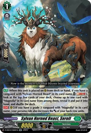 Sylvan Horned Beast, Seroll - D-SS12/080EN - Double Rare