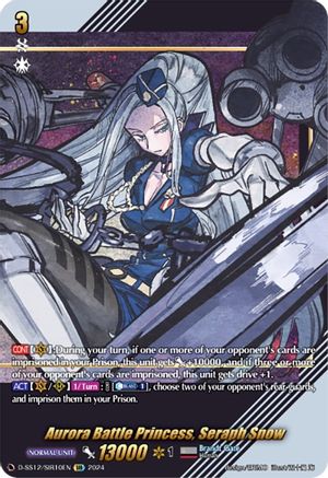 Aurora Battle Princess, Seraph Snow (SIR) - D-SS12/SIR10EN - Special Illust Rare