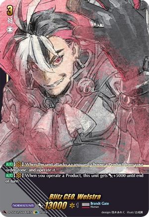 Blitz CEO, Welstra (SIR) - D-SS12/SIR12EN - Special Illust Rare