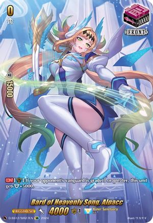 Bard of Heavenly Song, Alpacc (SIR) - D-SS12/SIR27EN - Special Illust Rare