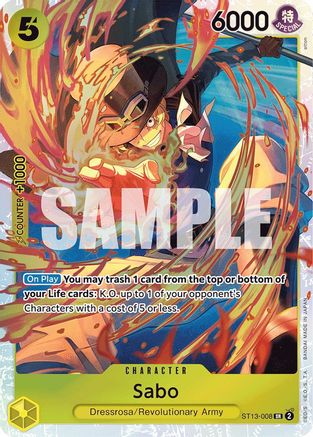 Sabo (008) - ST13-008 - Super Rare