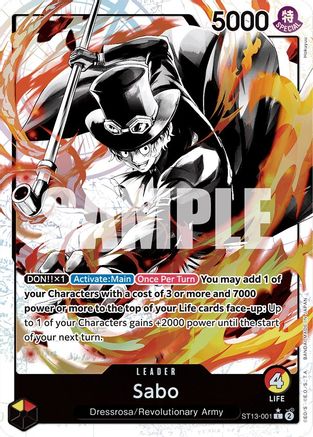 Sabo (001) (Parallel) - ST13-001 - Leader