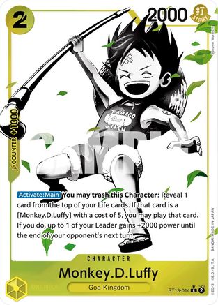 Monkey.D.Luffy (014) (Parallel) - ST13-014 - Common