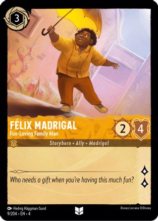 Felix Madrigal (Fun-Loving Family Man) - 9/204 - Uncommon