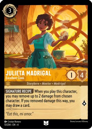 Julieta Madrigal (Excellent Cook) - 13/204 - Uncommon