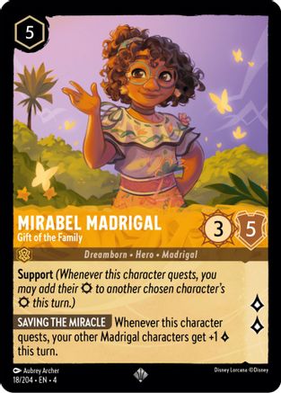 Mirabel Madrigal (Gift of the Family) - 18/204 - Super Rare