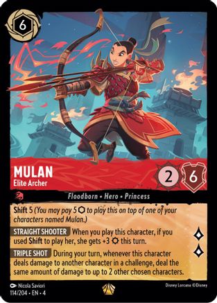 Mulan (Elite Archer) - 114/204 - Legendary