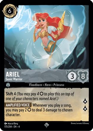 Ariel (Sonic Warrior) - 175/204 - Super Rare