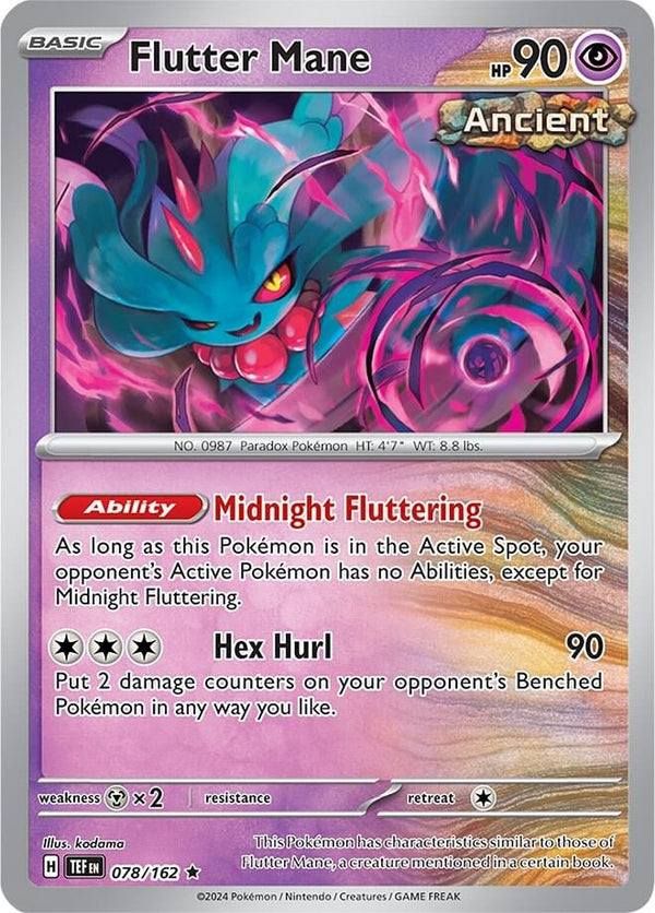 Flutter Mane - 078/162 - Rare - Theme Deck Exclusive