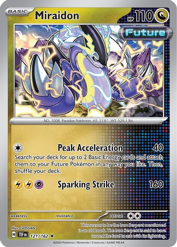 Miraidon - 121/162 - Rare - Theme Deck Exclusive