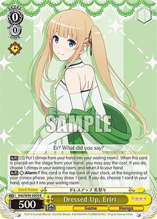 Dressed Up, Eriri - SHS/W98-E004R - Rare