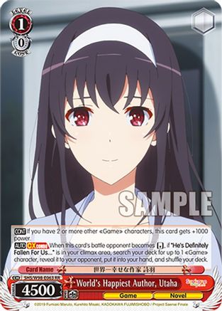 World's Happiest Author, Utaha - SHS/W98-E063RR - Double Rare
