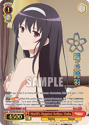 World's Happiest Author, Utaha (SEC) - SHS/W98-E063SECSEC - Secret Rare