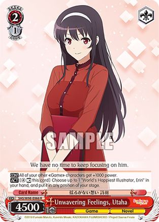 Unwavering Feelings, Utaha - SHS/W98-E066R - Rare