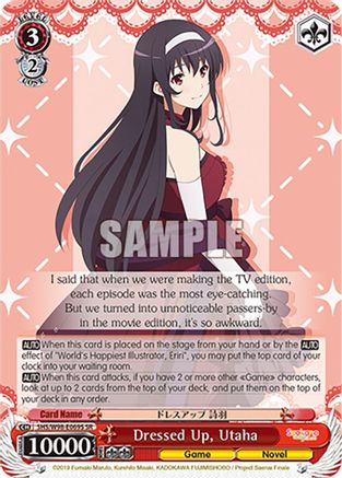 Dressed Up, Utaha (SR) - SHS/W98-E069SSR - Super Rare