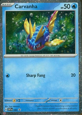 Carvanha - SVP093 - Holo Promo