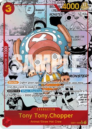 Tony Tony.Chopper (Alternate Art) (Manga) - EB01-006 - Super Rare