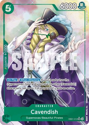 Cavendish (Alternate Art) - EB01-012 - Super Rare